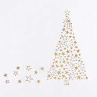 50 SIGEL Weihnachtsbriefumschläge Golden Tree DIN lang mit Fenster
