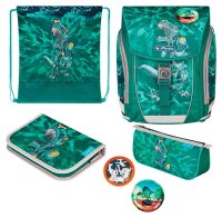 herlitz Schulranzen-Set FiloLight Plus Heavy Metal...