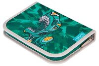 herlitz Schulranzen-Set FiloLight Plus Heavy Metal Kunstfaser grün