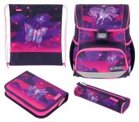 herlitz Schulranzen-Set Loop Plus Magic Unicorn...