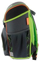 herlitz Schulranzen-Set Loop Plus Wild Life Kunstfaser grau