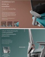 LMG Bürostuhl, SM6F-BH Stoff schwarz, Gestell schwarz