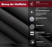 LMG Bürostuhl, SM6F-BH Stoff schwarz, Gestell schwarz