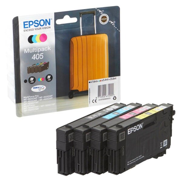 EPSON 405 / T05G6 (Koffer) schwarz, cyan, magenta, gelb Druckerpatronen, 4er-Set