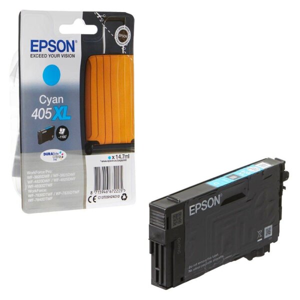 EPSON 405XL / T05H2 (Koffer) cyan Druckerpatrone