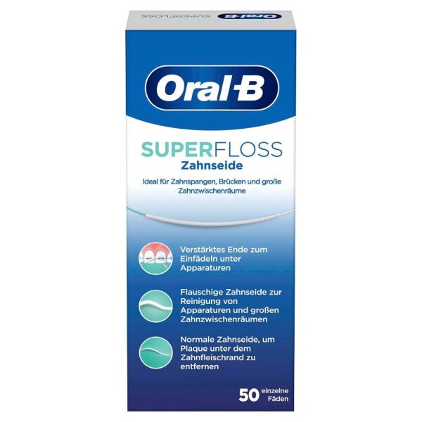 Oral-B SUPERFLOSS Zahnseide 50 St.