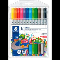 STAEDTLER Noris® 320 Filzstifte farbsortiert, 12 St.
