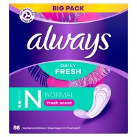 always Slipeinlagen Daily Fresh Normal, 56 St.