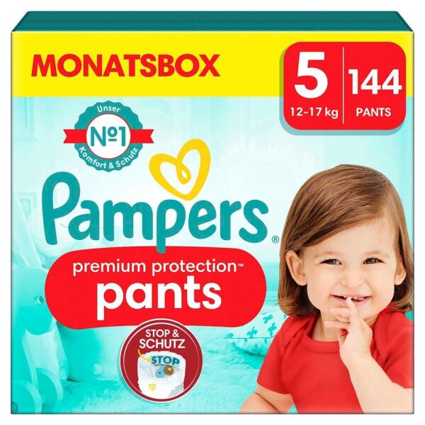 Pampers® Windeln premium protection™ Monatsbox Größe Gr.5 (12-17 kg) für Babys u