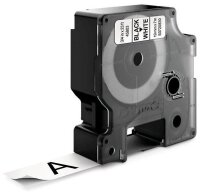 DYMO Schriftband D1 S0720830, 19 mm, schwarz auf weiß, 1 St.