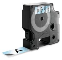 DYMO Schriftband D1 S0720820, 19 mm, schwarz auf transparent, 1 St.