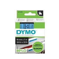 DYMO Schriftband D1 S0720860, 19 mm, schwarz auf blau, 1 St.