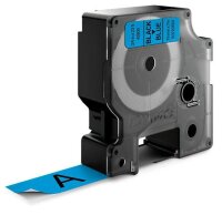 DYMO Schriftband D1 S0720860, 19 mm, schwarz auf blau, 1 St.
