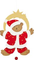 folia Bastelset Papier-Koffer Weihnachten 110-tlg. mehrfarbig