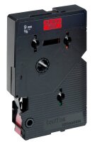 brother Schriftband TC-491 TC491, 9 mm, schwarz auf rot, 1 St.
