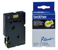 brother Schriftband TC-691 TC691, 9 mm, schwarz auf gelb,...