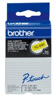 brother Schriftband TC-691 TC691, 9 mm, schwarz auf gelb,...