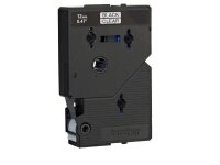 brother Schriftband TC-101 TC101, 12 mm, schwarz auf transparent, 1 St.