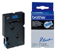 brother Schriftband TC-501 TC501, 12 mm, schwarz auf...