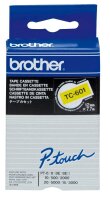 brother Schriftband TC-601 TC601, 12 mm, schwarz auf...