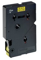 brother Schriftband TC-601 TC601, 12 mm, schwarz auf gelb, 1 St.