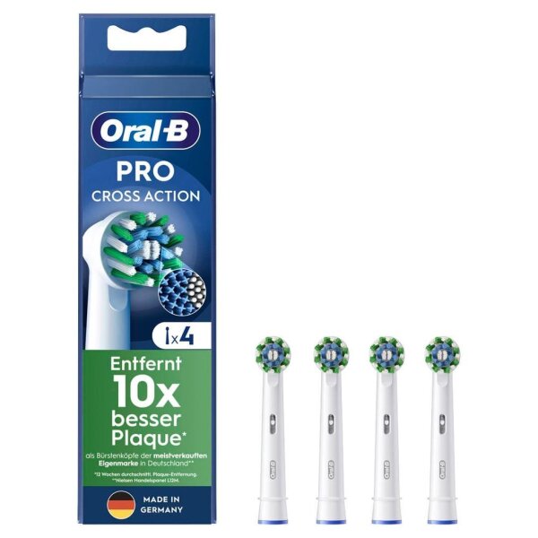 Oral-B PRO Cross Action Zahnbürstenaufsätze, 4 St.