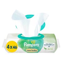 Pampers® Feuchttücher new baby Harmonie™ 1-lagig weiß, 184 St.