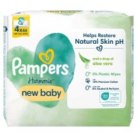 Pampers® Feuchttücher new baby Harmonie™ 1-lagig weiß, 184 St.