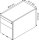 mauser Rollcontainer weiß 3 Auszüge 41,7 x 80,0 x 57,9 cm