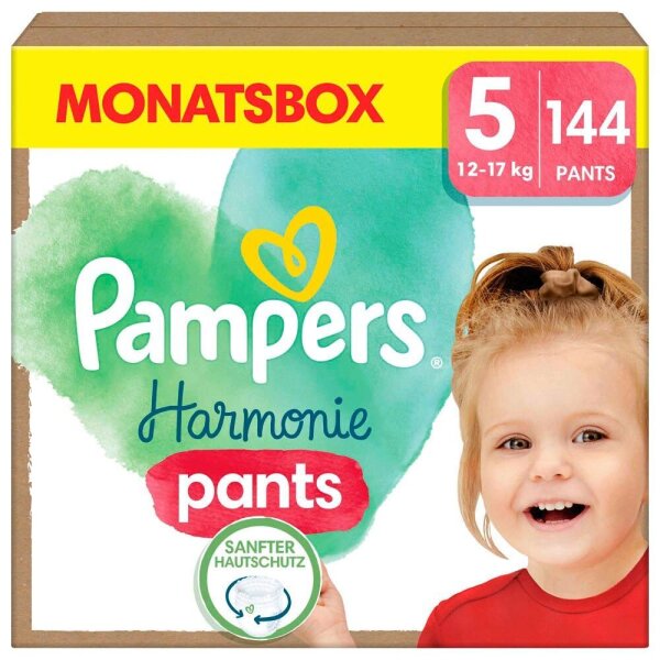 Pampers® Windeln Harmonie™ Größe Gr.5 (12-17 kg) für Babys und Kleinkinder, 144