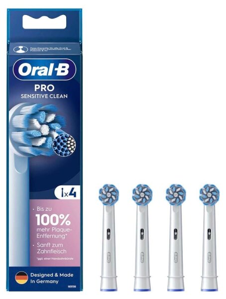 Oral-B PRO Sensitive Clean Zahnbürstenaufsätze, 4 St.