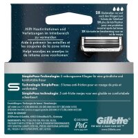 Gillette INTIMATE Rasierklingen 4 St.