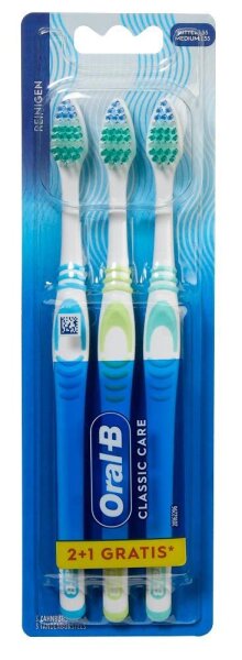 3 Oral-B CLASSIC CARE Zahnbürsten