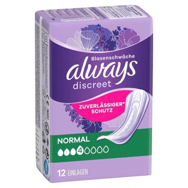 always Inkontinenzeinlagen discreet Normal, 12 St.