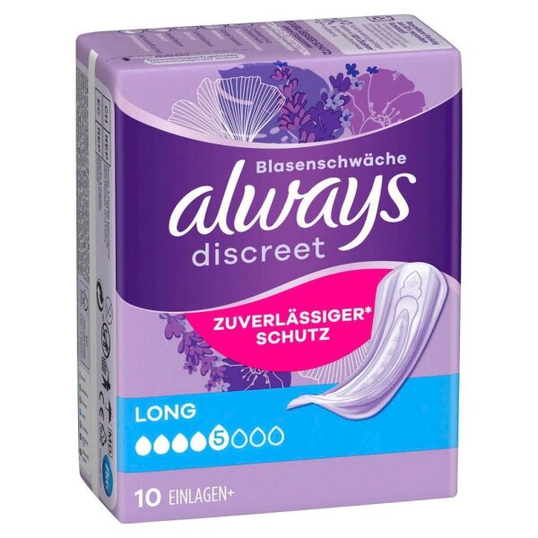 always Slipeinlagen discreet Long, 10 St.