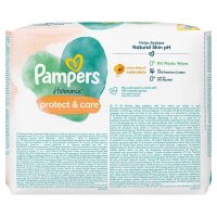 Pampers® Feuchttücher protect & care Harmonie™ 1-lagig weiß, 176 St.