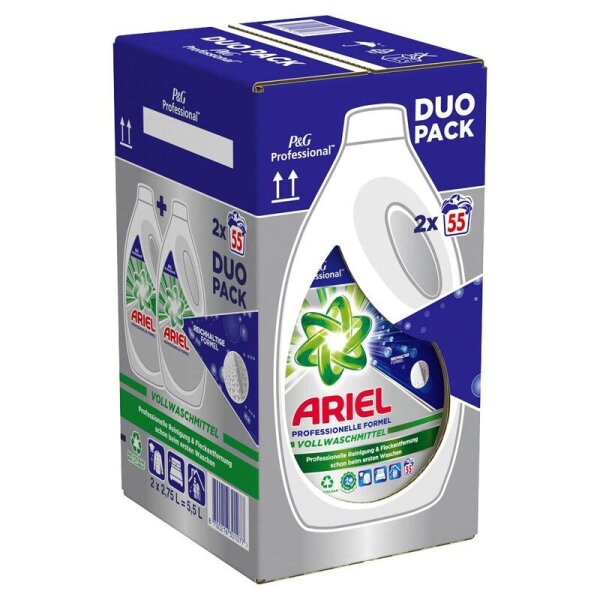 ARIEL Professional Waschmittel 2x 2,75 l