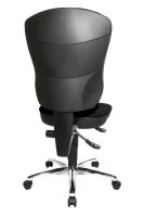 Topstar Bürostuhl Steel Point 80, 8189 BB0 Stoff schwarz, Gestell chrom