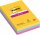 Post-it® Super Sticky Haftnotizen extrastark 46453SSA farbsortiert, 3 Blöcke