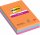 Post-it® Super Sticky Haftnotizen extrastark 46453SSA farbsortiert, 3 Blöcke