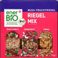 enerBiO Bio Nuss & Frucht Nussriegel 3 Riegel