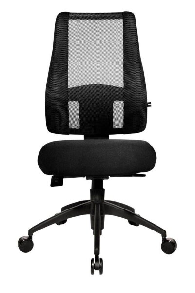 Topstar Bürostuhl Lady Sitness® Deluxe, LT20B0 W500 Stoff schwarz, Gestell schwarz