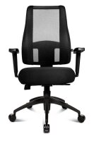 Topstar Bürostuhl Lady Sitness® Deluxe, LT20B0 W500 Stoff schwarz, Gestell schwarz