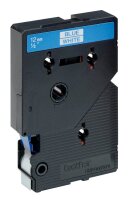 brother Schriftband TC-203 TC203, 12 mm, blau auf weiß, 1 St.