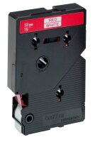 brother Schriftband TC-202 TC202, 12 mm, rot auf weiß, 1 St.