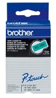 brother Schriftband TC-701 TC701, 12 mm, schwarz auf...