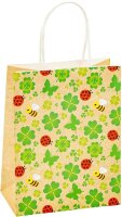 TSI Geschenktüten Kleeblatt Motiv 18,0 x 23,0 cm, 12...
