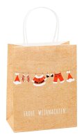 12 TSI Geschenktüten Weihnachten Kraftpapier Serie 1 Motiv sortiert 18,0 x 23,0