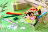 FABER-CASTELL Connector Bauernhof Filzstifte farbsortiert, 18 St.