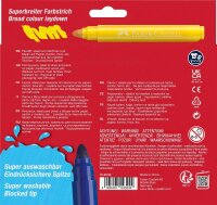 FABER-CASTELL Jumbo Super Washable Filzstifte...